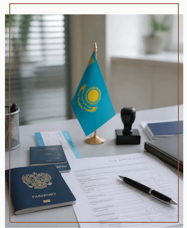 Оформление визы в Казахстан для поездки и работы в Вичуге