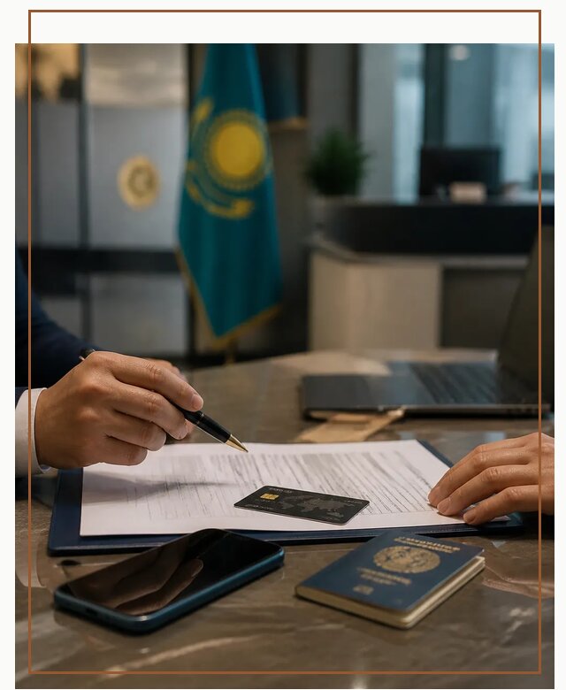 Открытие счета и банковской карты в Казахстане в Вичуге